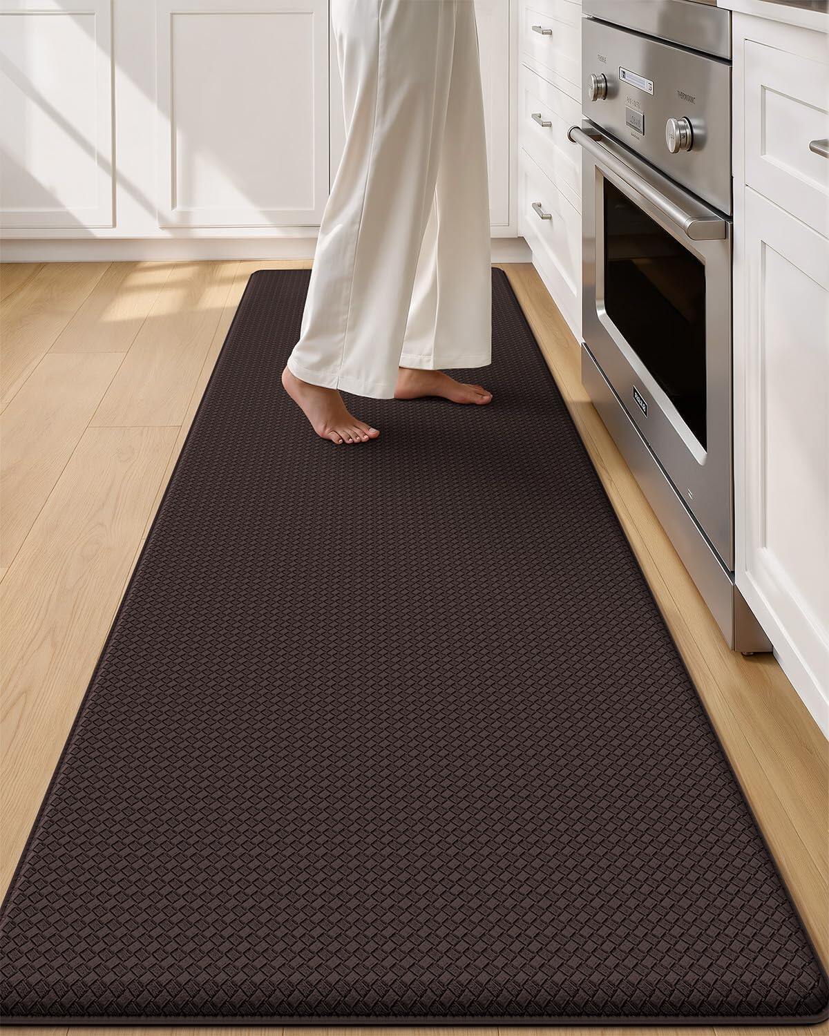 Extra Thick Anti Fatigue Cushion Kitchen Floor Mat,Easy Clean