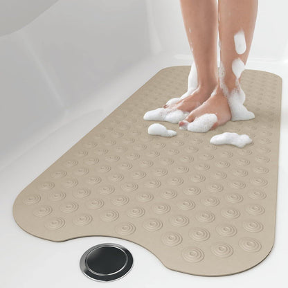 No Suction Cup Bath Mat: inch Extra Long Bathmat