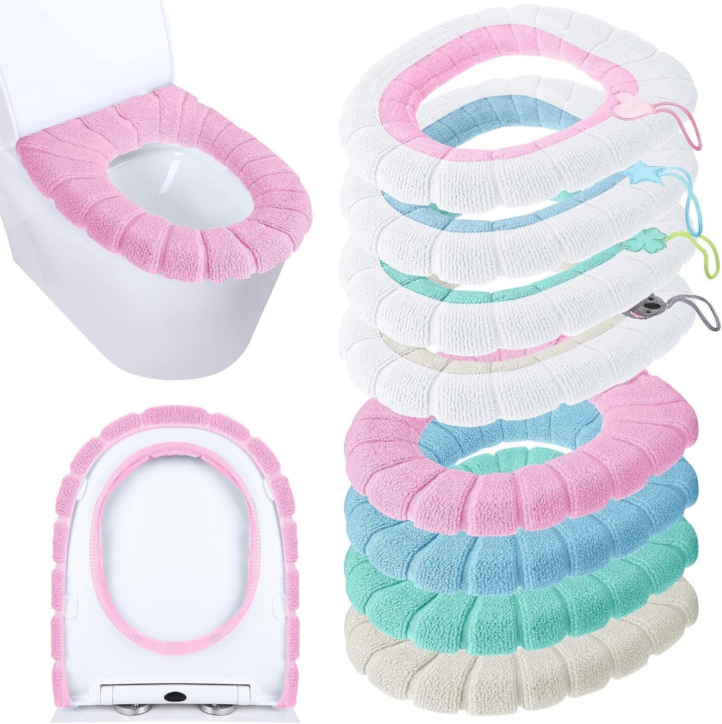 Thicker Bathroom Toilet Seat Cover Pads Soft Comfortable Toilet Seat Cushion