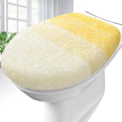 Soft Microfiber Bathroom Toilet Lid Cover