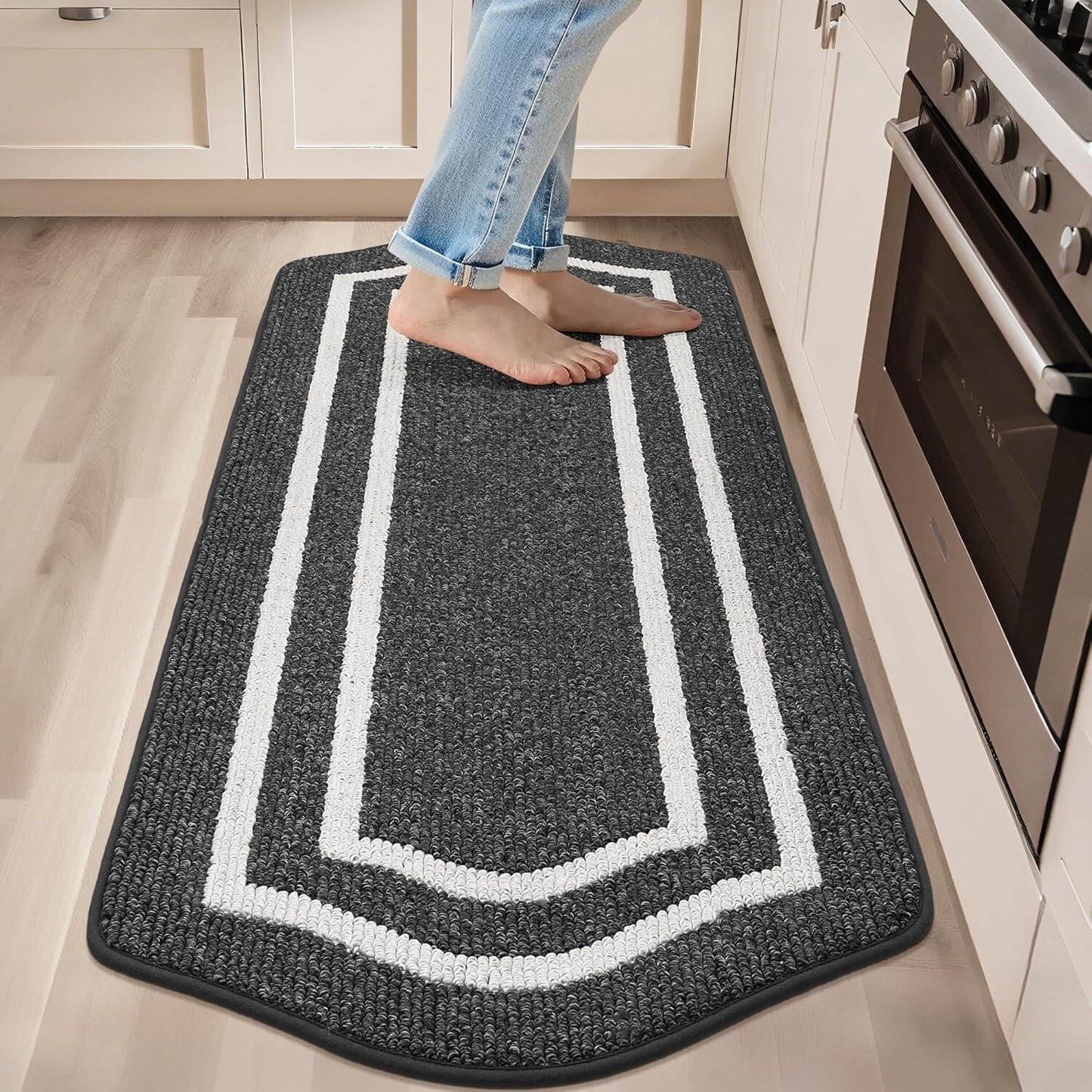 Long Kitchen Floor Mats for in Front of Sink Super Absorbent Kitchen Rugs and Mats