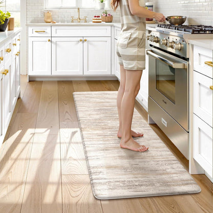 Anti Fatigue Kitchen Mats for Floor, Abstract Farmhouse Kitchen Rugs