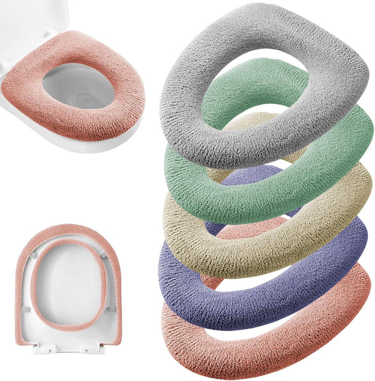 Thicker Bathroom Toilet Seat Cover Pads- Soft Warmer Toilet Seat Cushion