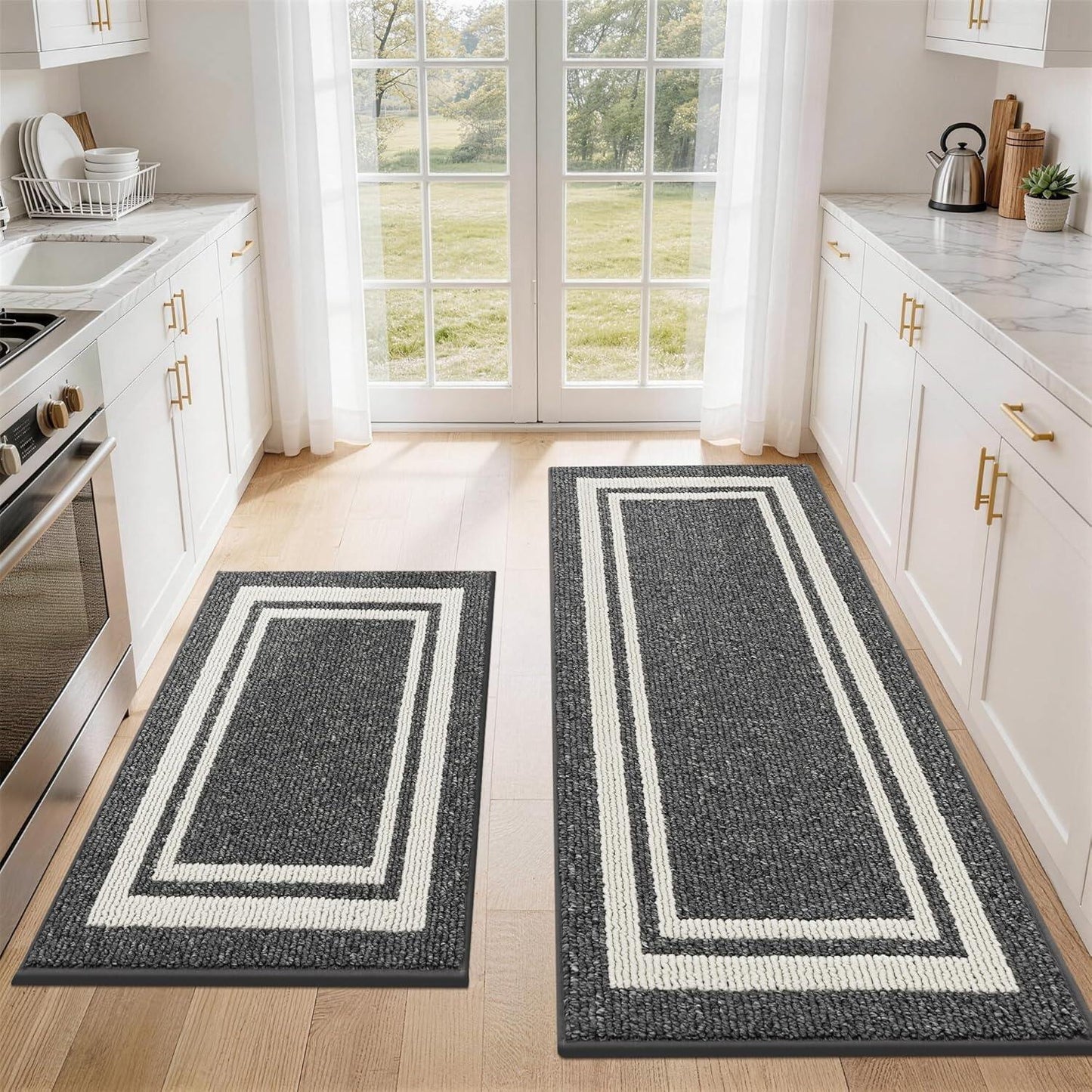 Kitchen Rugs Non-Slip Inch Thick Polypropylene Standing Mat