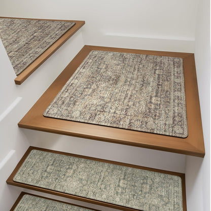 Rubber Indoor Stair Runner Slip Resistant Stair Rugs Safety Mats