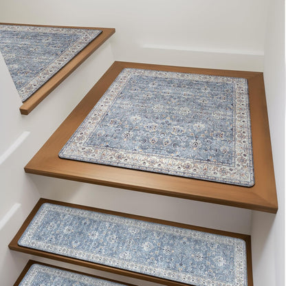 Rubber Indoor Stair Runner Slip Resistant Stair Rugs Safety Mats