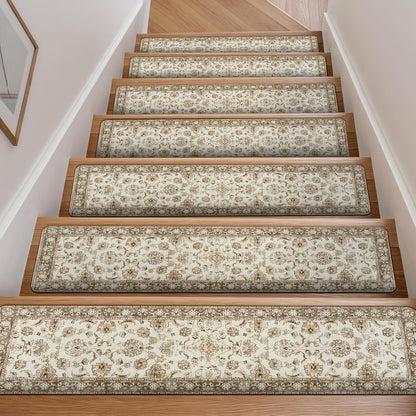 Rubber Indoor Stair Runner Slip Resistant Stair Rugs Safety Mats