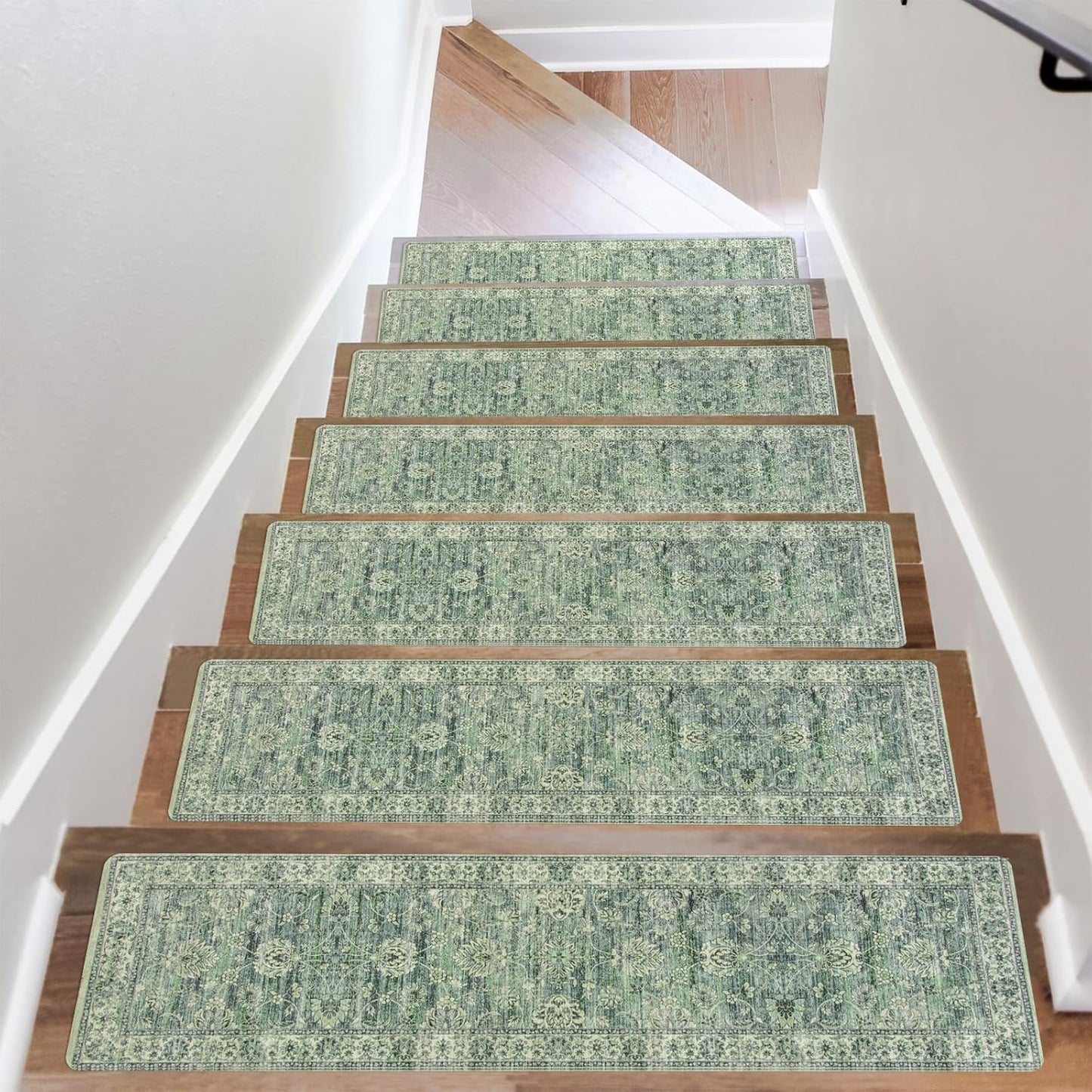 Rubber Indoor Stair Runner Slip Resistant Stair Rugs Safety Mats