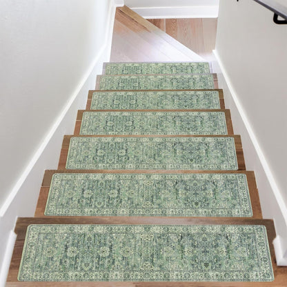 Rubber Indoor Stair Runner Slip Resistant Stair Rugs Safety Mats