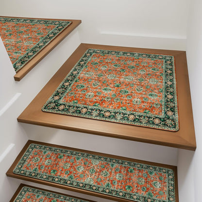 Rubber Indoor Stair Runner Slip Resistant Stair Rugs Safety Mats