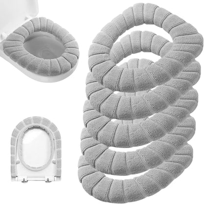 Thicker Bathroom Toilet Seat Cover Pads- Soft Warmer Toilet Seat Cushion