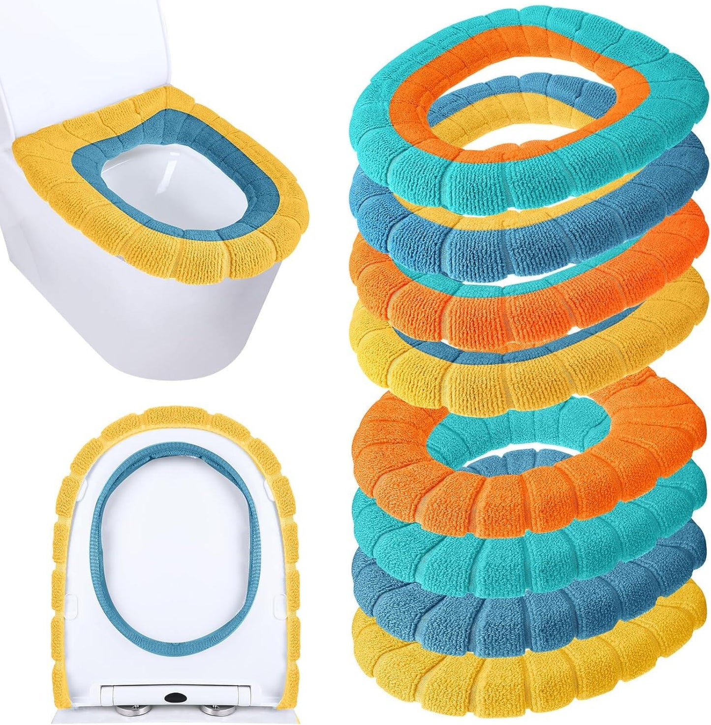 Thicker Bathroom Toilet Seat Cover Pads Soft Comfortable Toilet Seat Cushion