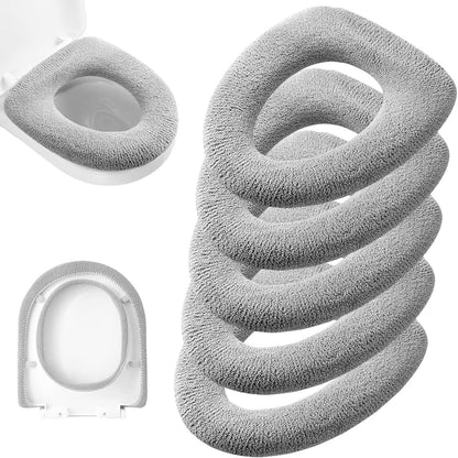 Thicker Bathroom Toilet Seat Cover Pads- Soft Warmer Toilet Seat Cushion