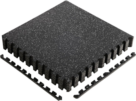 Interlocking Foam/Rubber Floor Tiles, Gym Flooring for Home Gym Mat