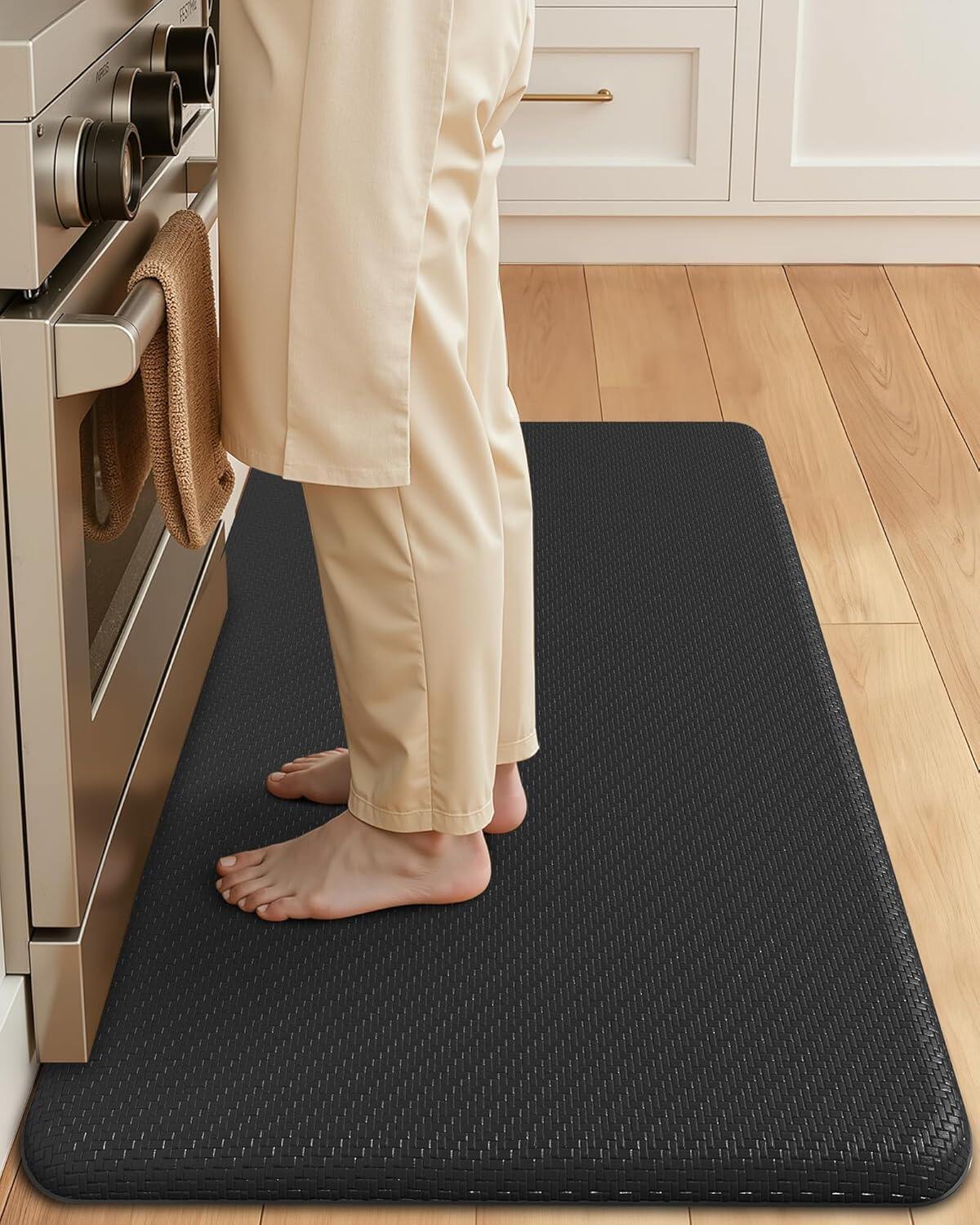 Extra Thick Anti Fatigue Cushion Kitchen Floor Mat,Easy Clean